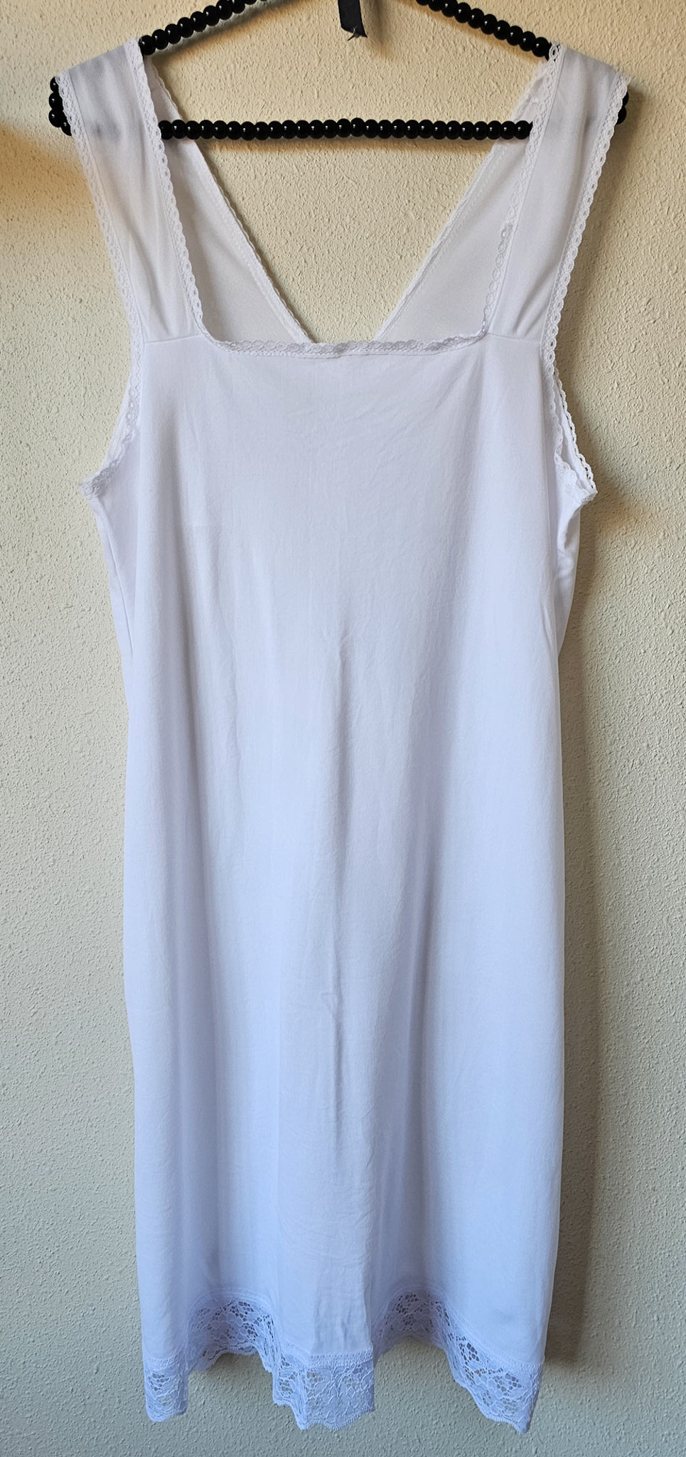 Enagua Larga Satín Blanca