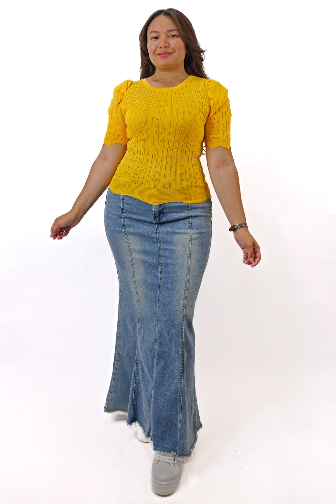 Polera Clásica Mostaza