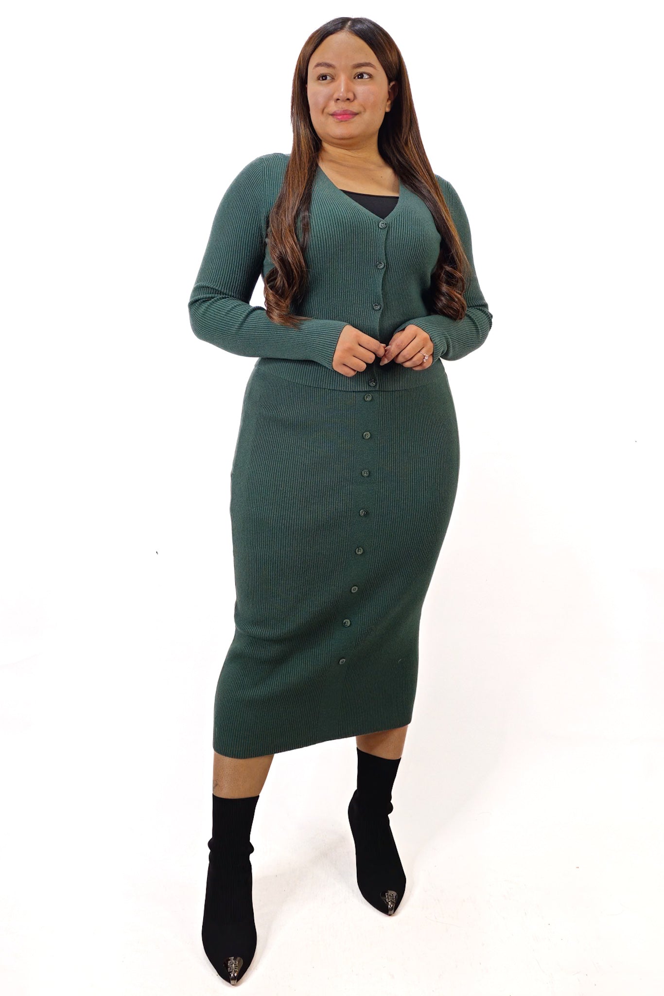 Conjunto de Lanilla Moda Cristiana Modesta Ropa Mujer Cristiana Chile