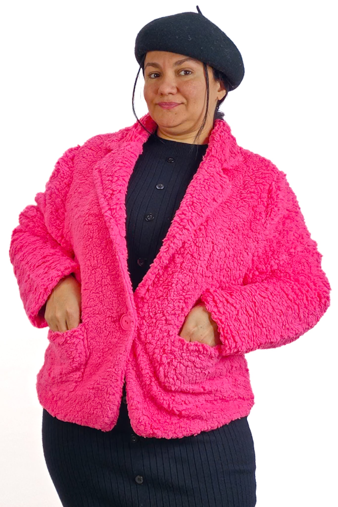 Blazer Peludo Moda Cristiana Modesta Cristianas Chile