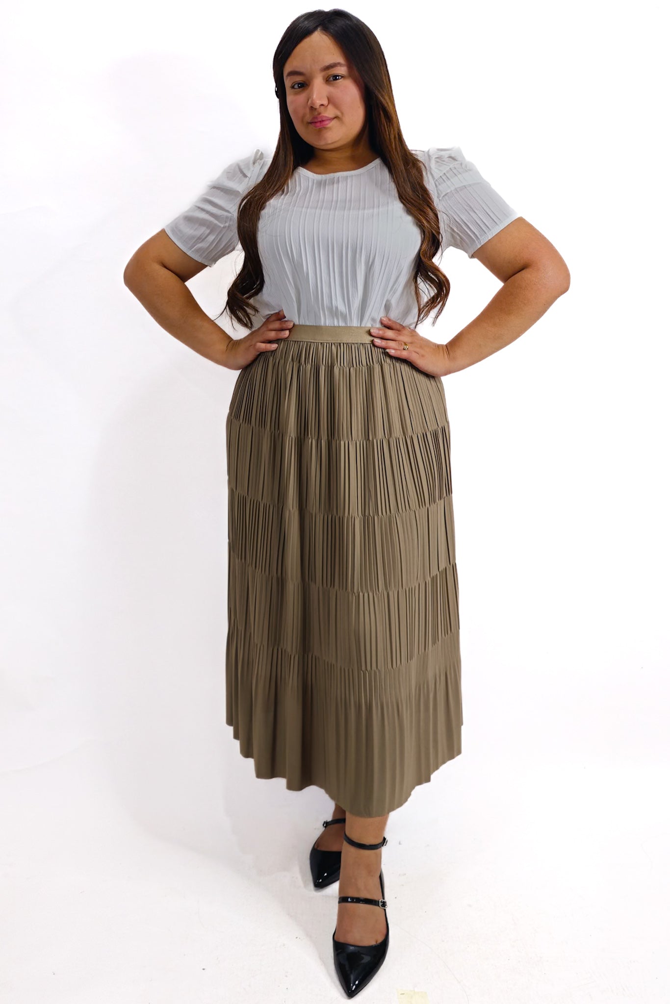 Falda Larga con Diseño