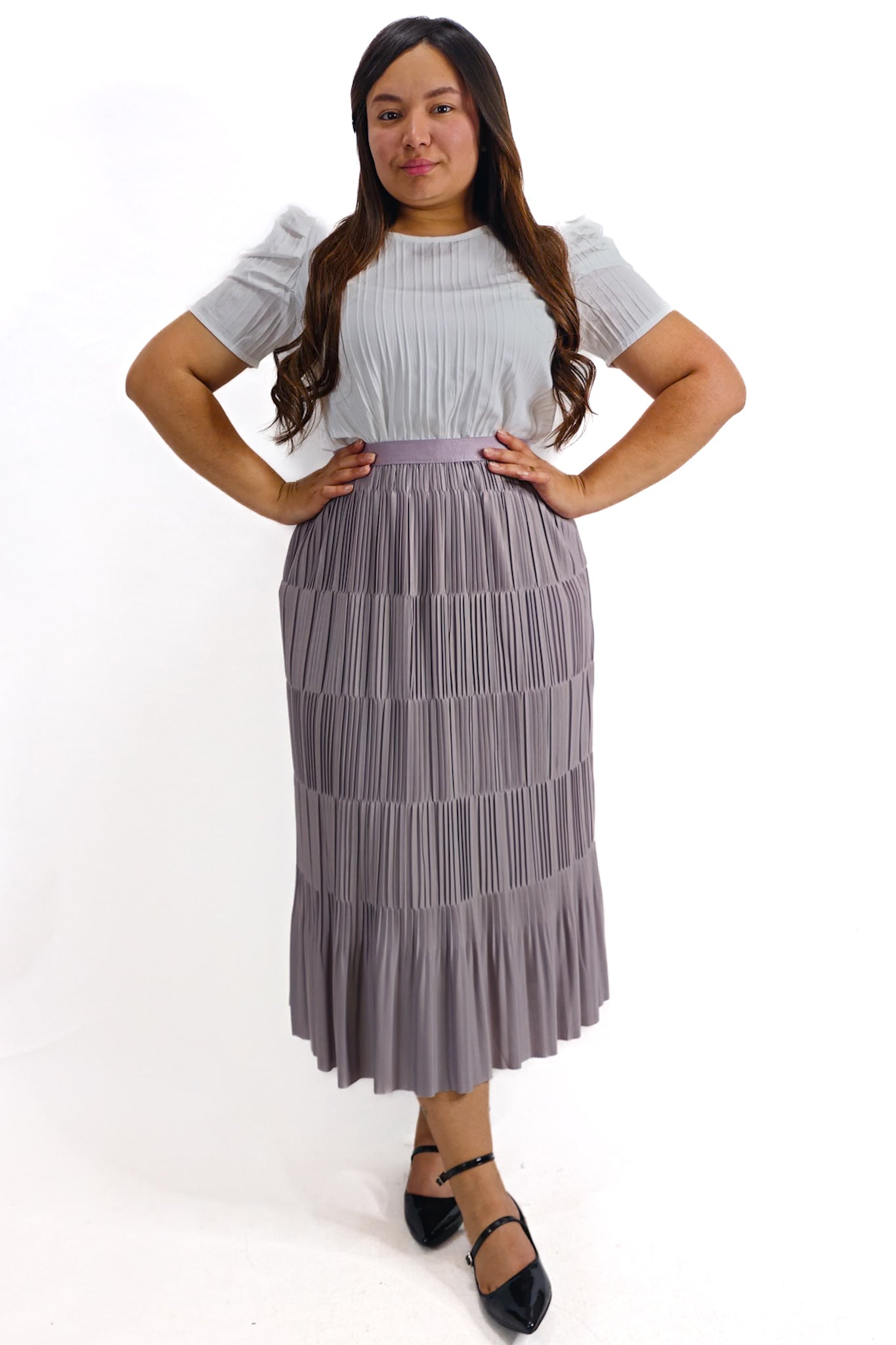 Falda Larga con Diseño