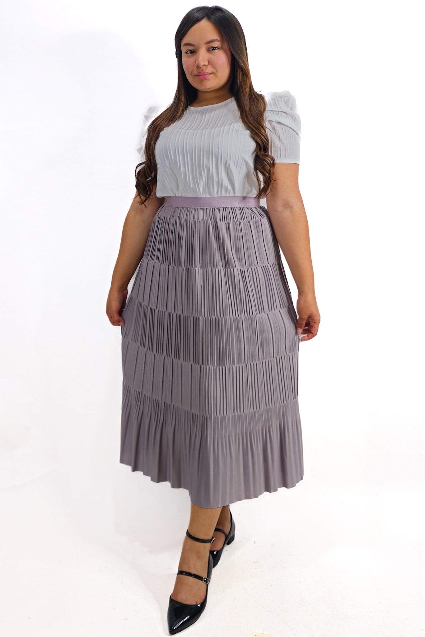 Falda Larga con Diseño