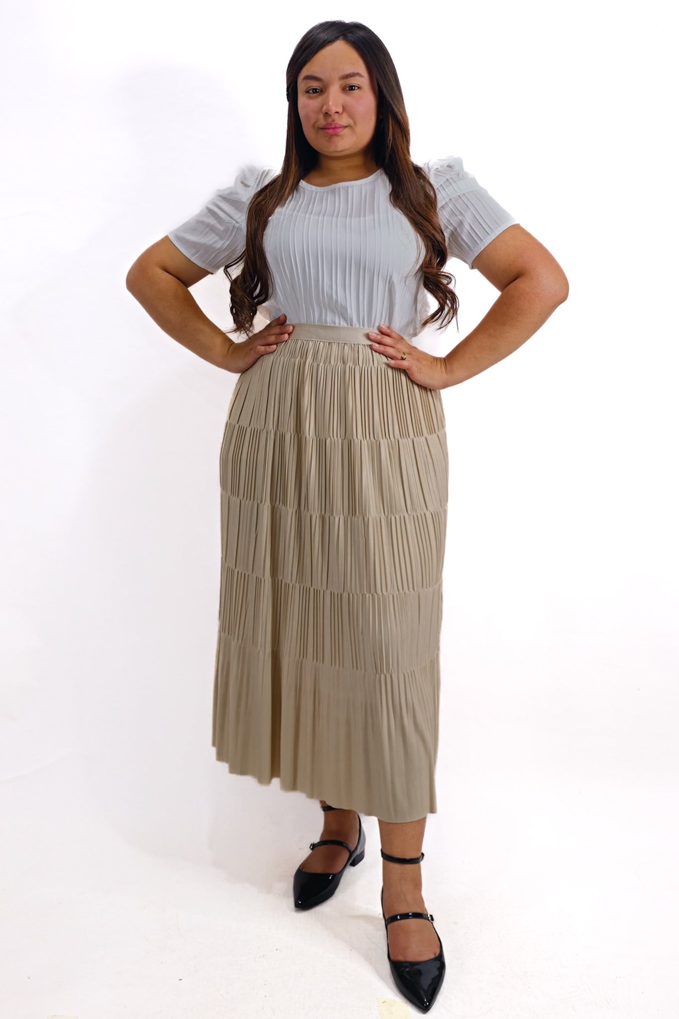 Falda Larga con Diseño