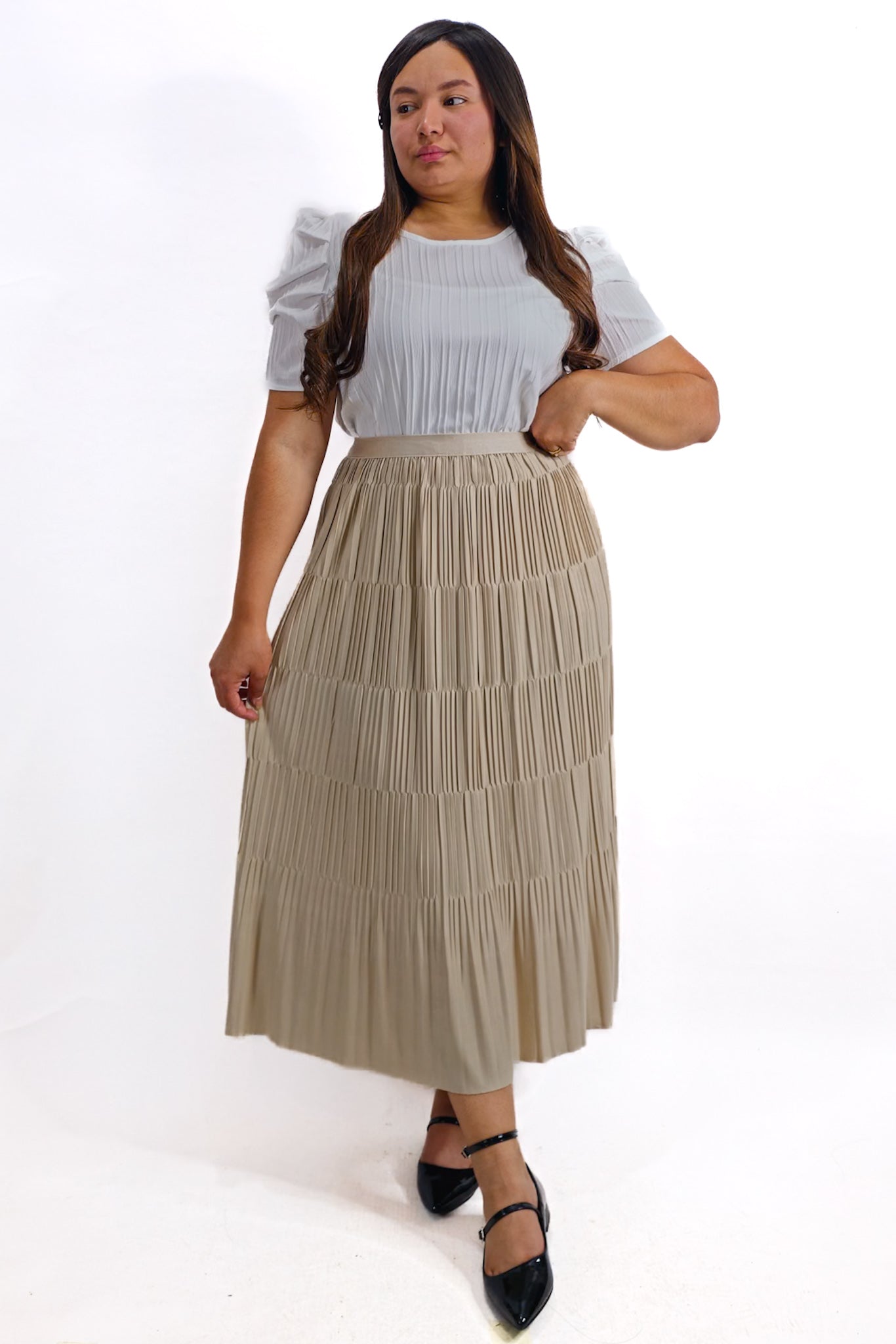 Falda Larga con Diseño