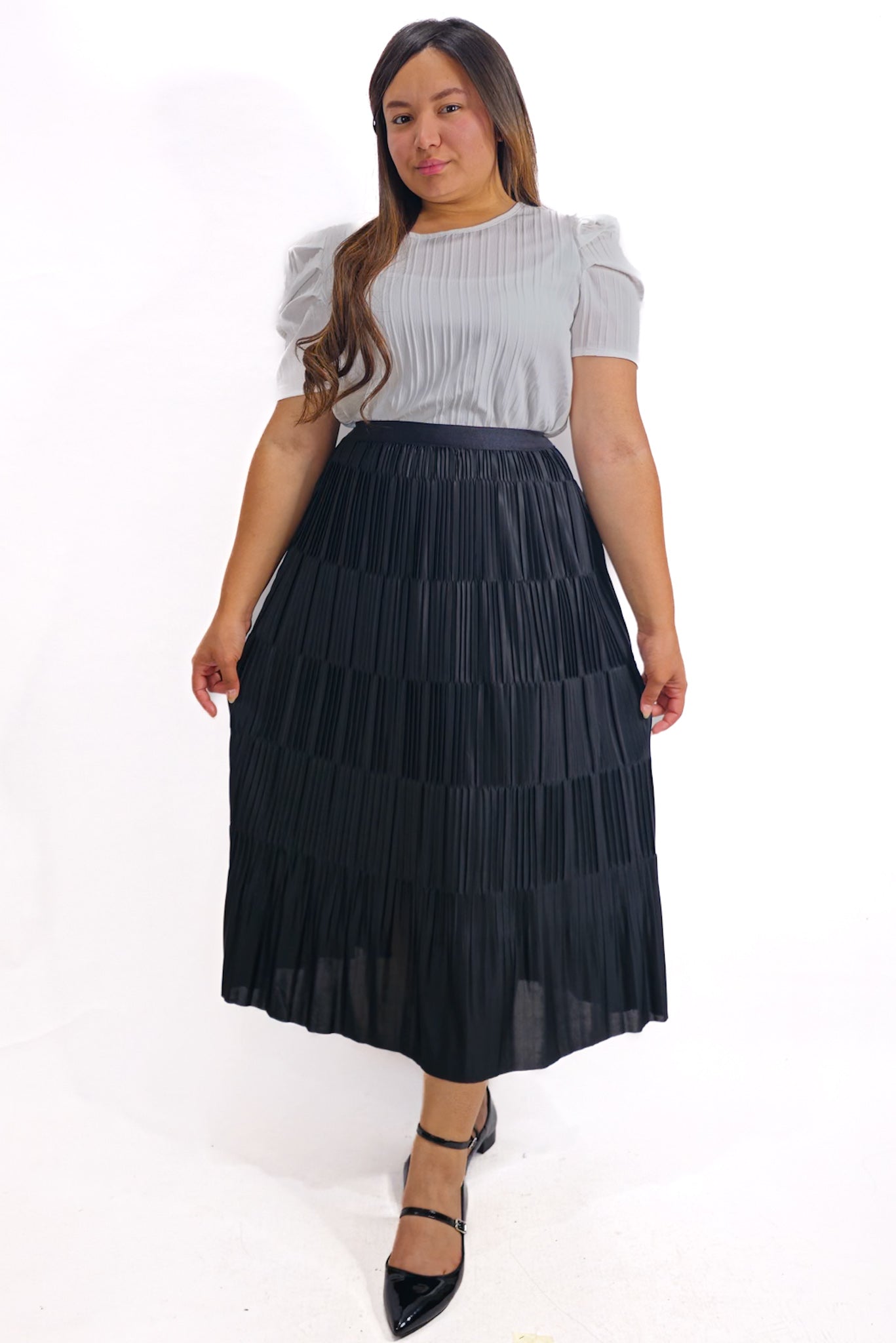 Falda Larga con Diseño