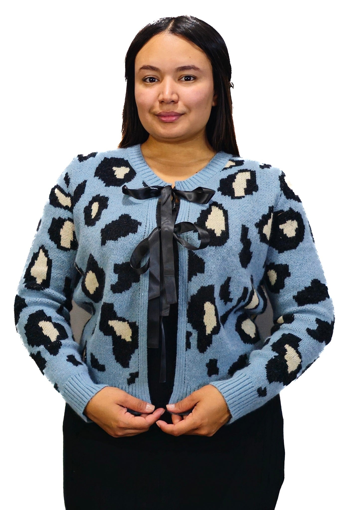 Chaleco de Lana Animal Print
