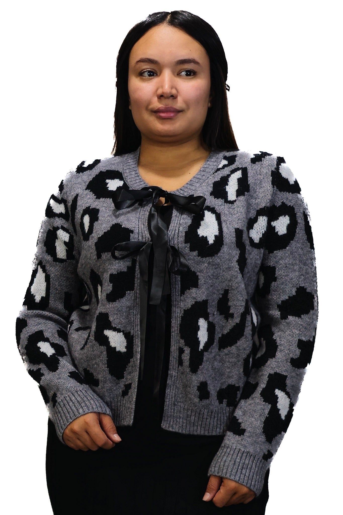 Chaleco de Lana Animal Print