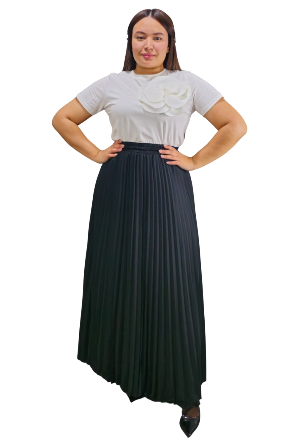 Maxi Falda Plisada Clarisse