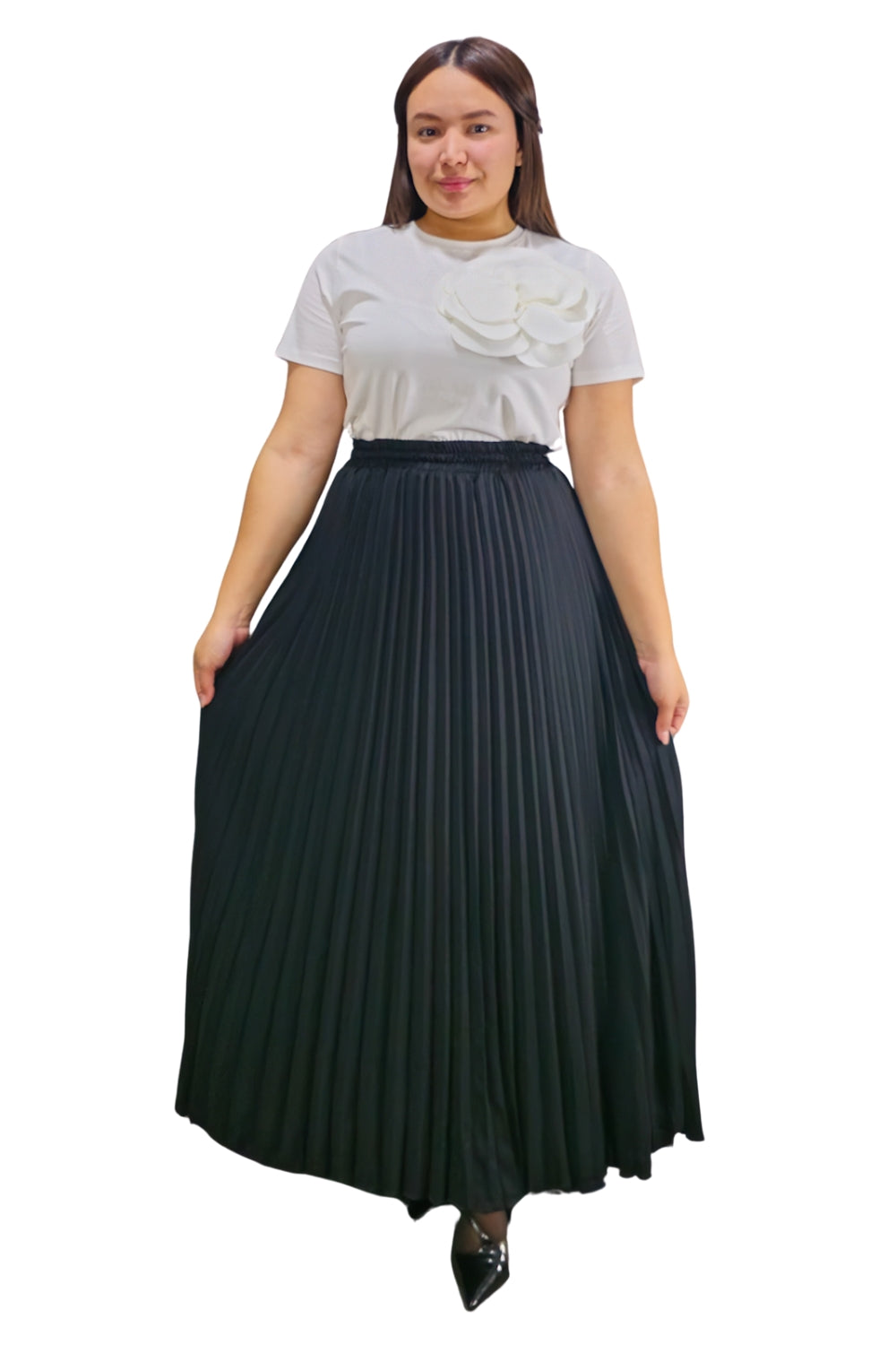 Maxi Falda Plisada Clarisse