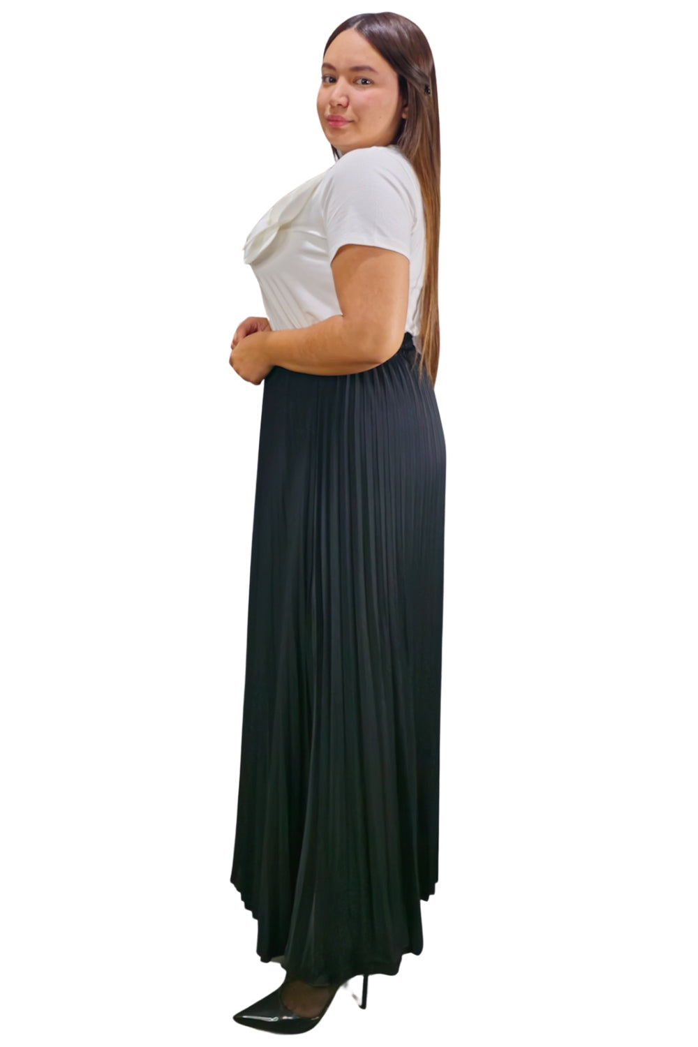 Maxi Falda Plisada Clarisse