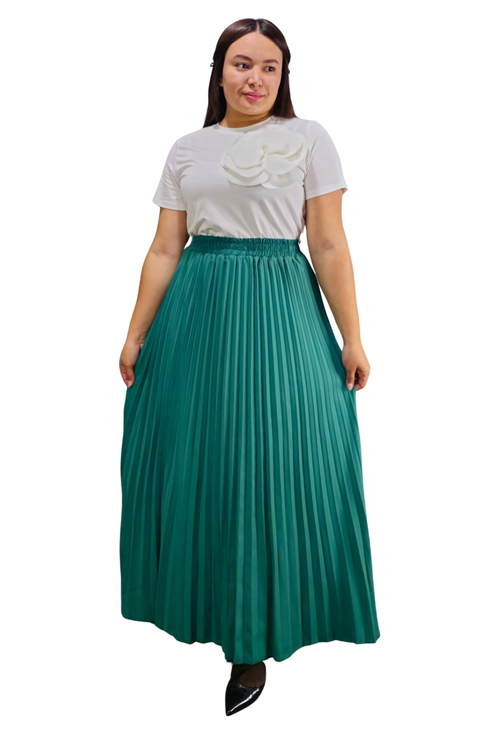 Maxi Falda Plisada Clarisse