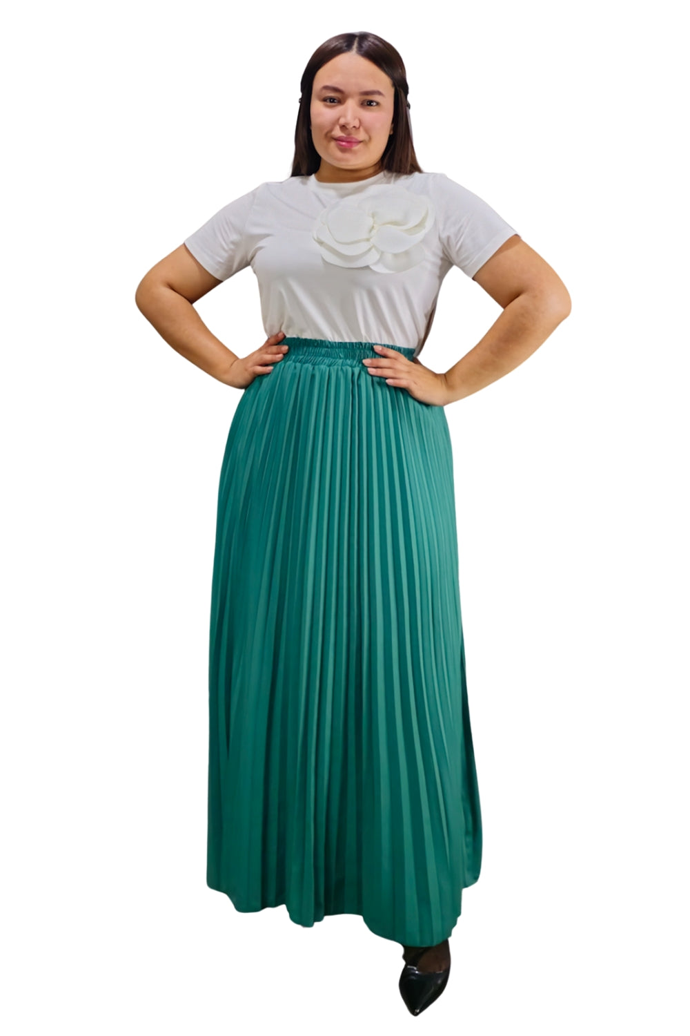 Maxi Falda Plisada Clarisse