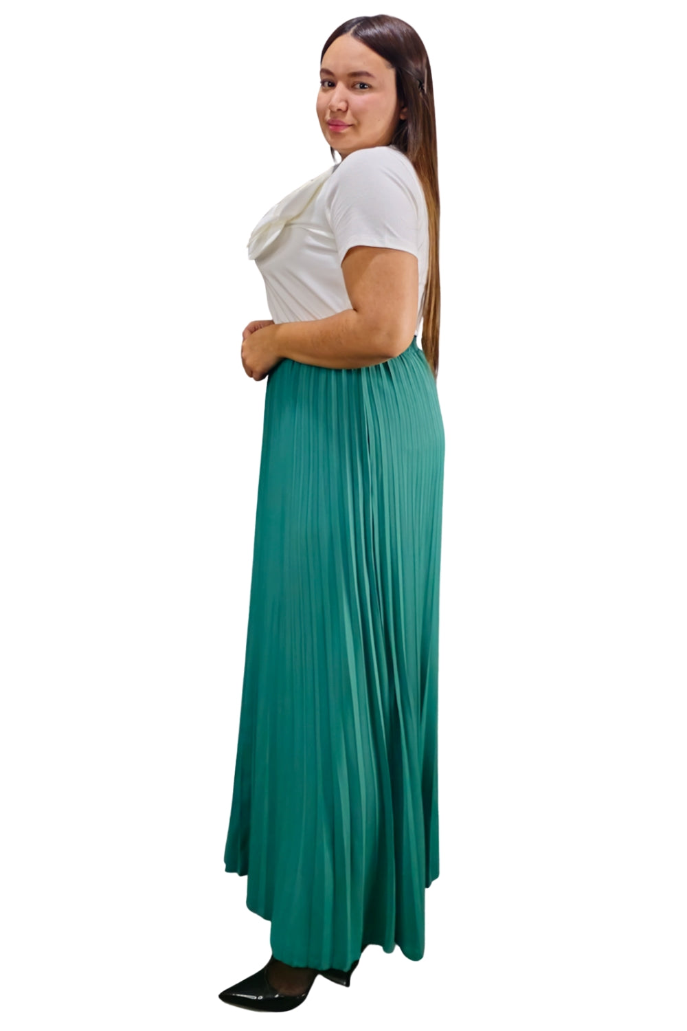 Maxi Falda Plisada Clarisse