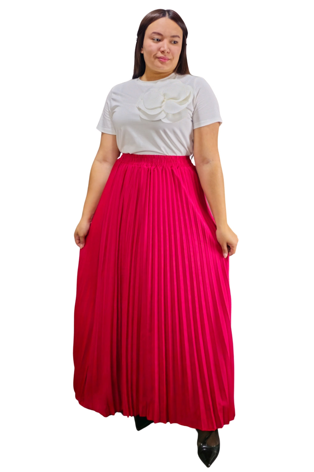 Maxi Falda Plisada Clarisse