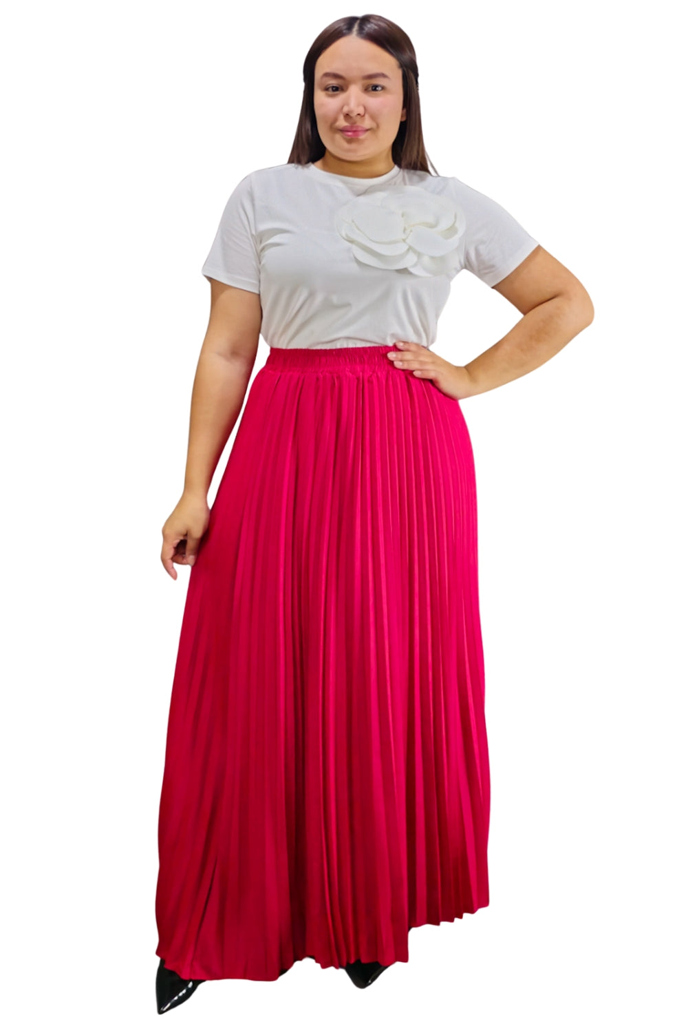 Maxi Falda Plisada Clarisse