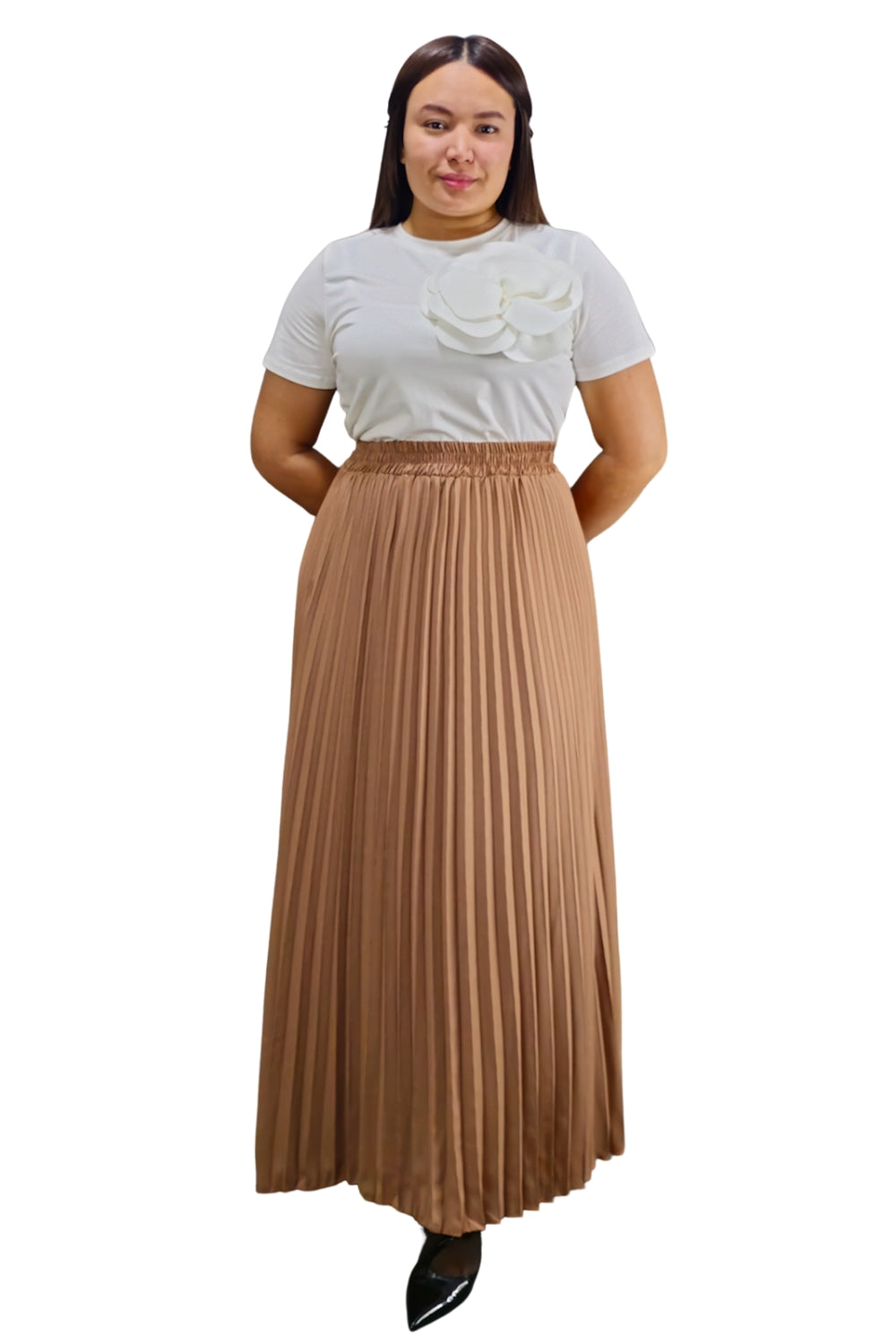 Maxi Falda Plisada Clarisse