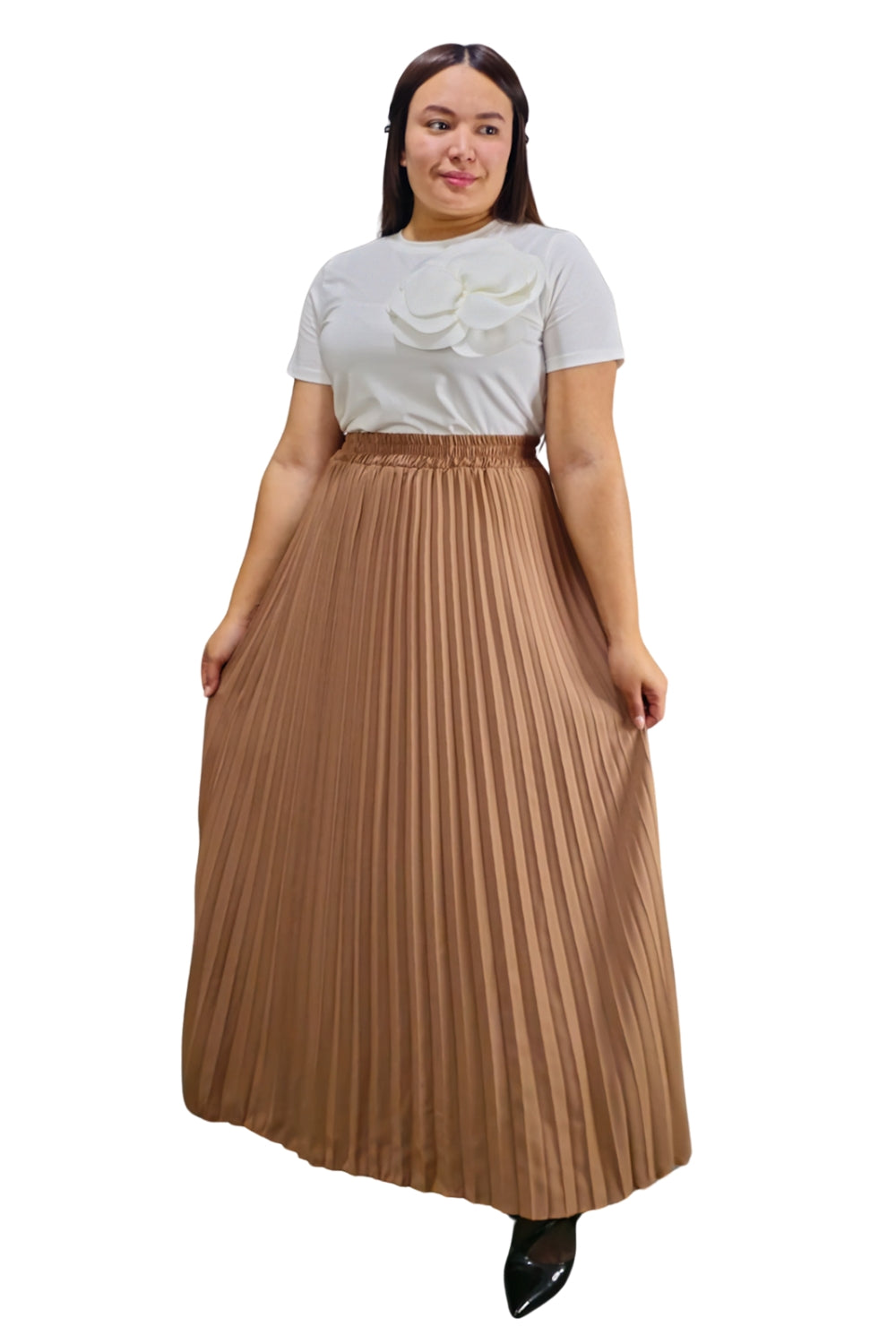 Maxi Falda Plisada Clarisse