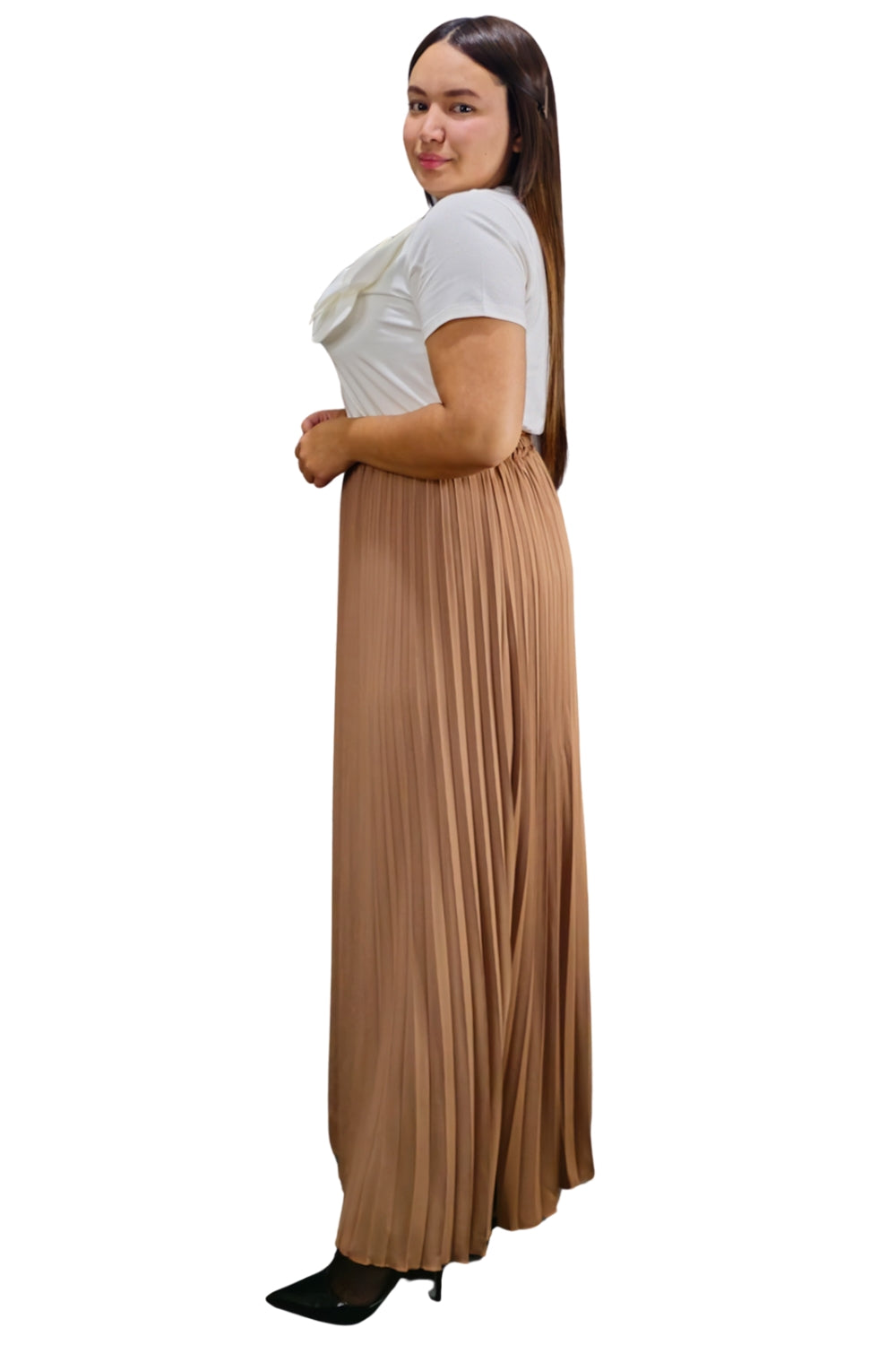 Maxi Falda Plisada Clarisse