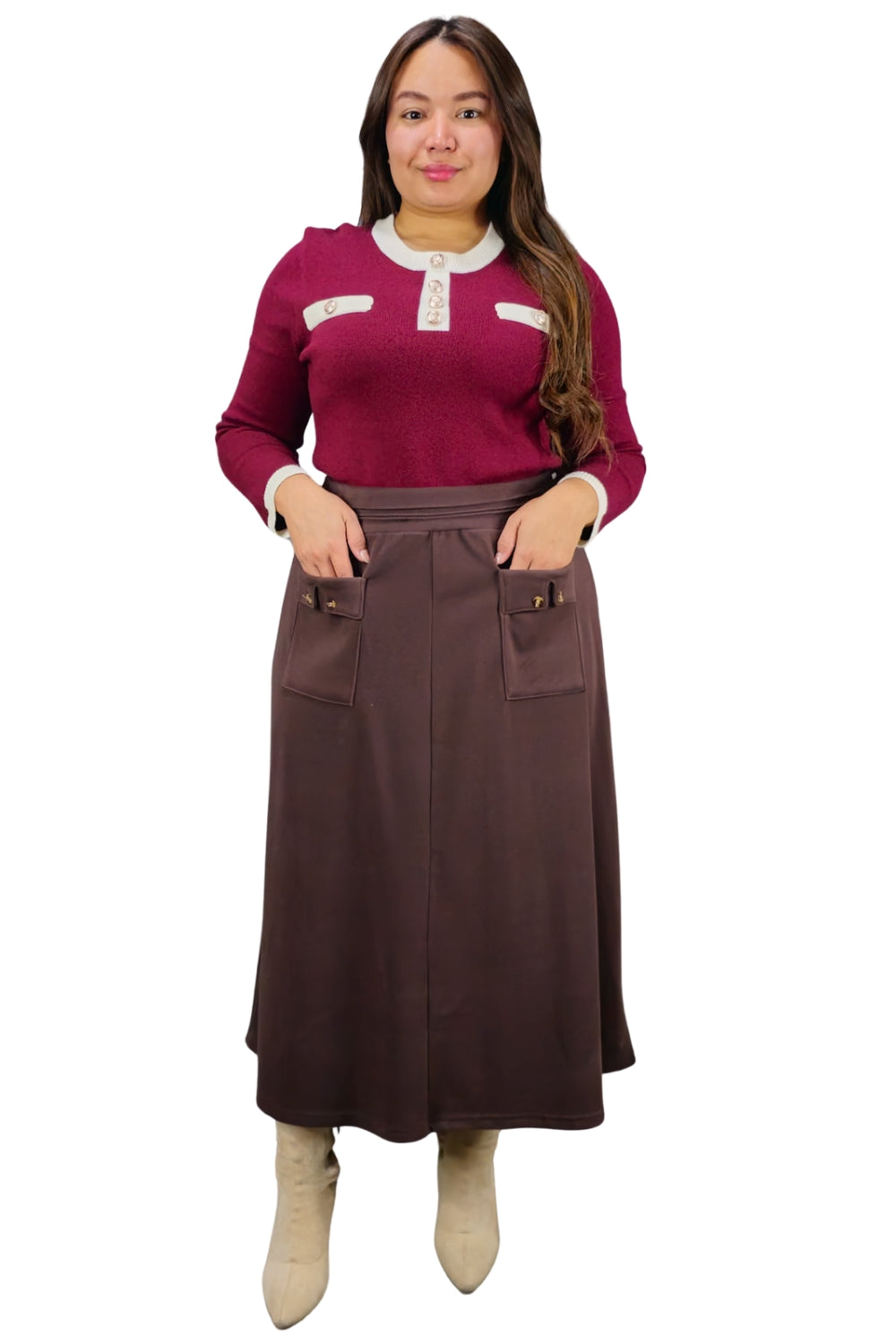 Falda Casual Romane