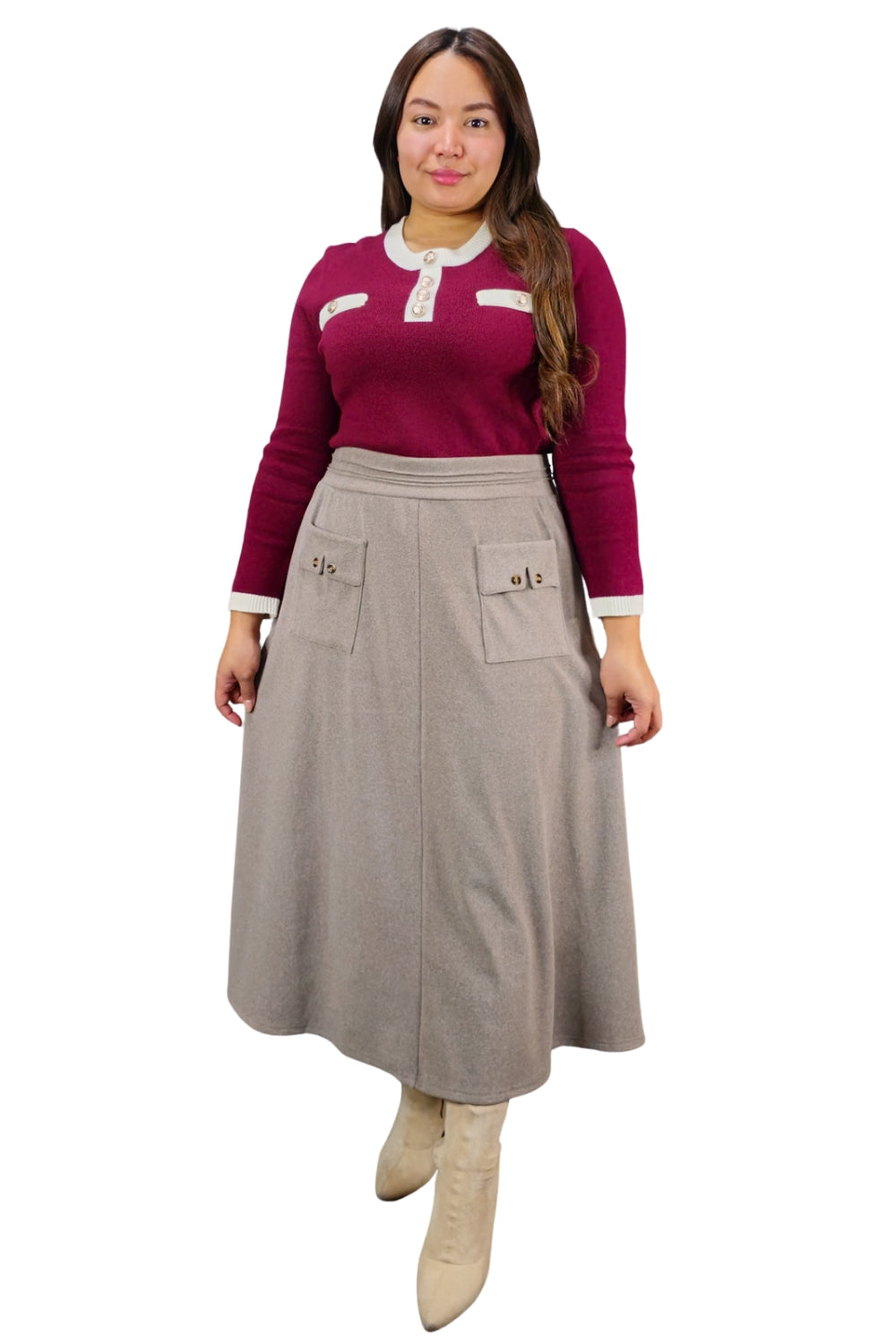 Falda Casual Romane