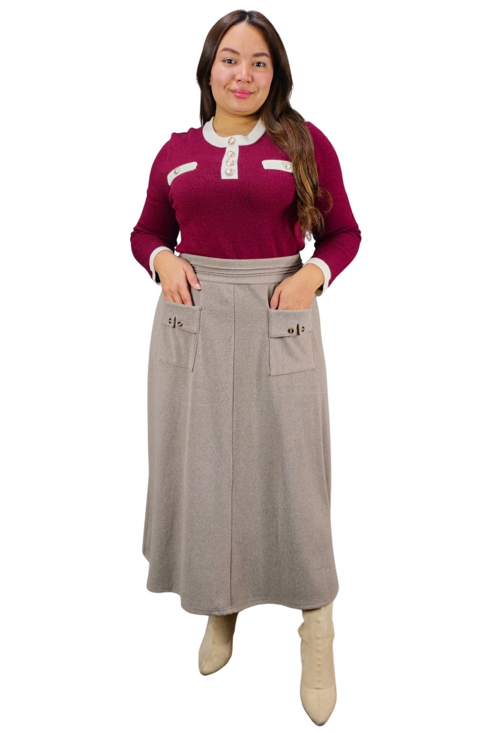 Falda Casual Romane