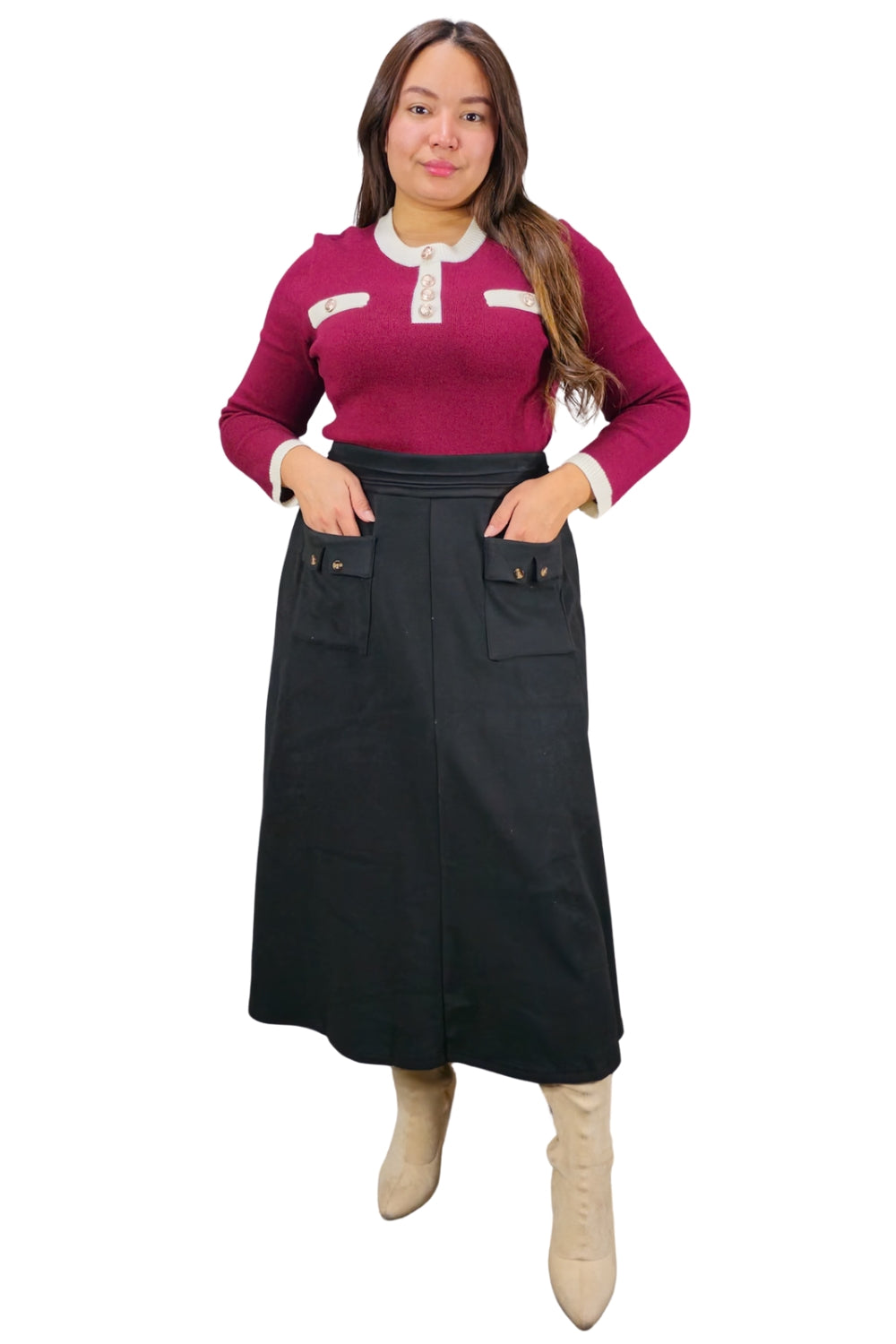 Falda Casual Romane