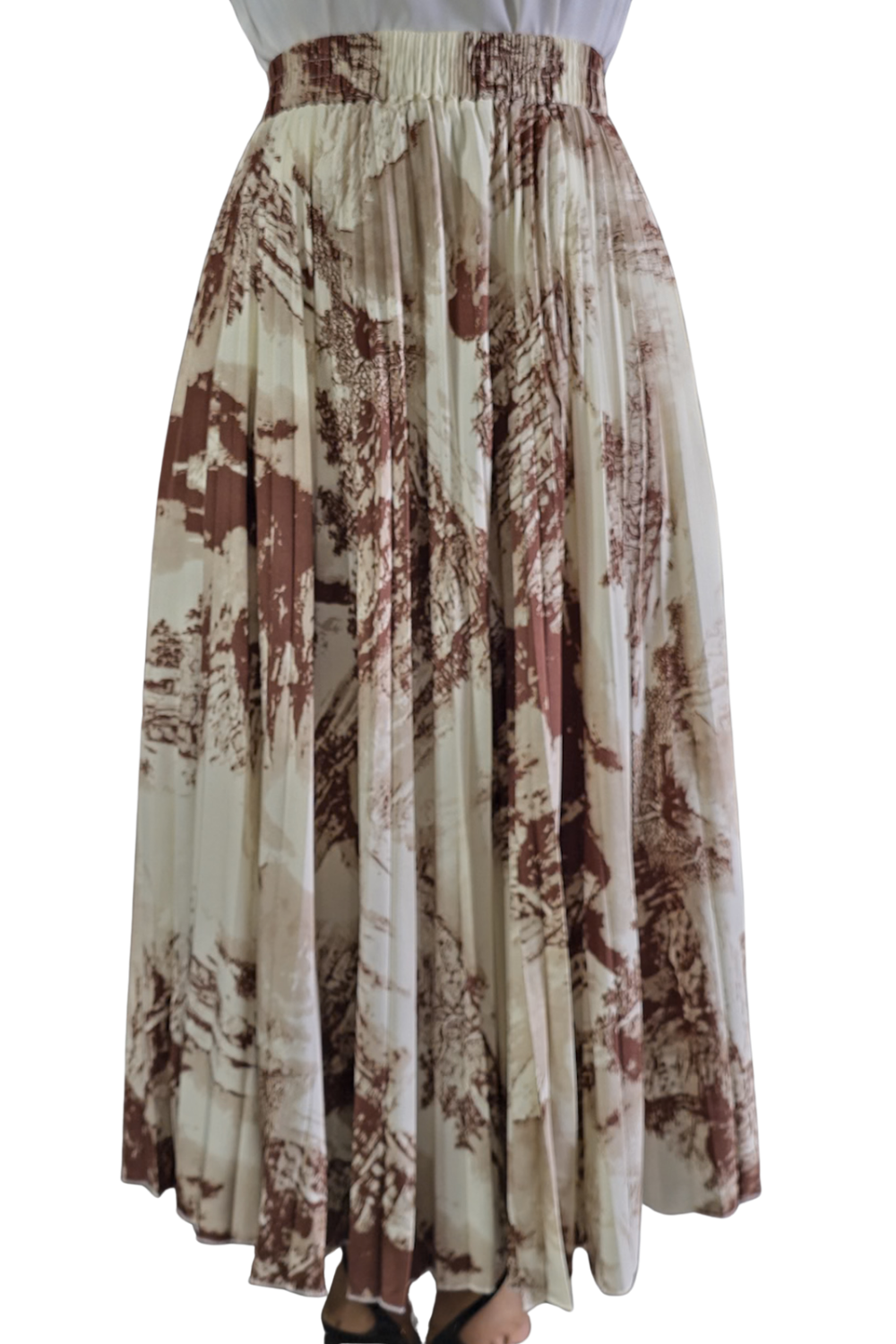 Maxi Falda Plisada Amber