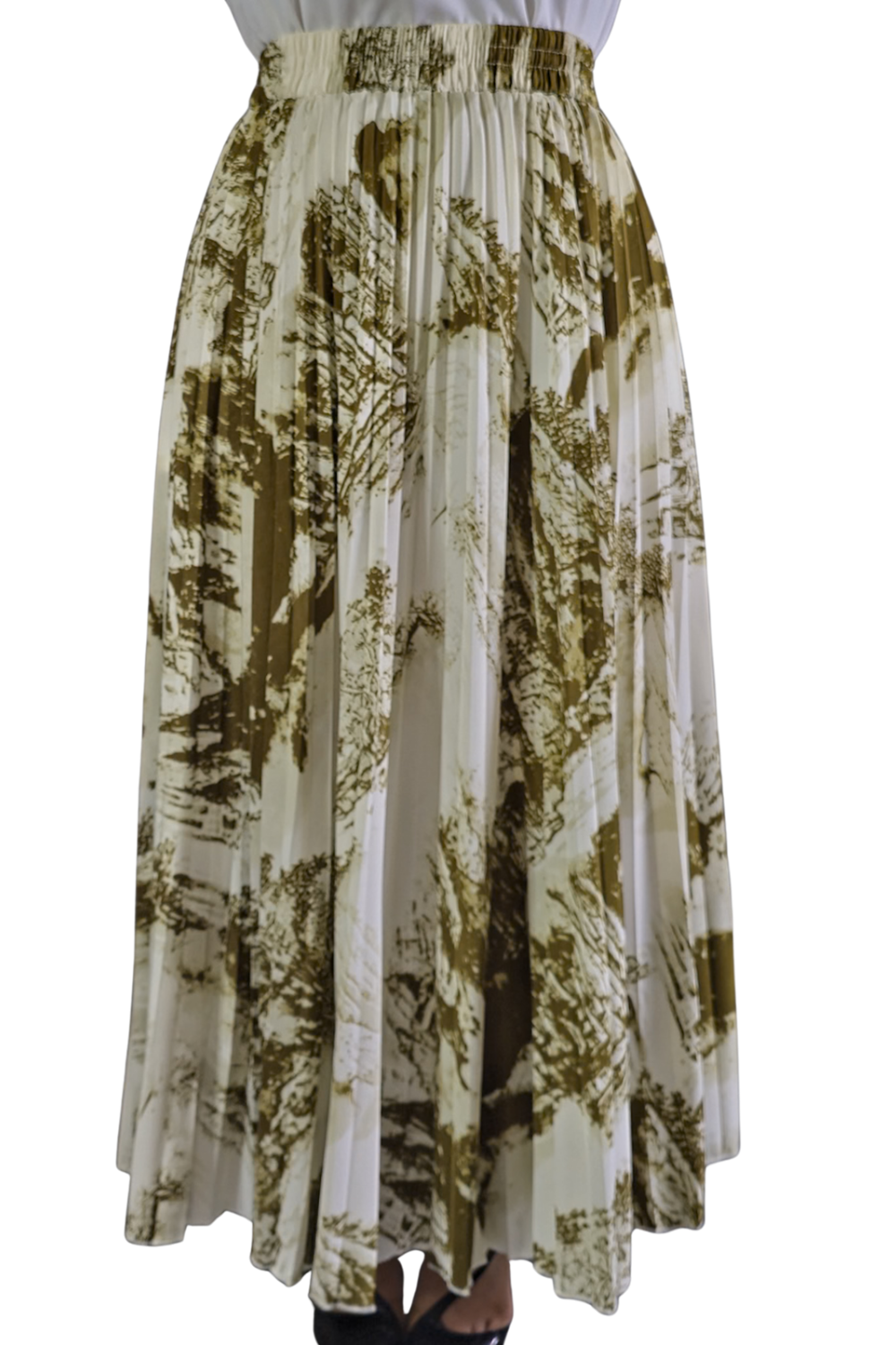 Maxi Falda Plisada Amber