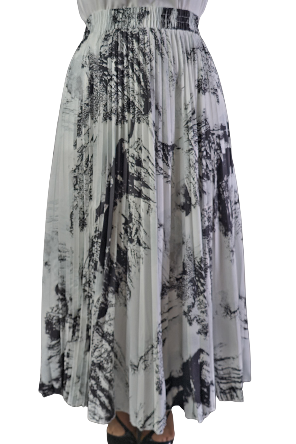 Maxi Falda Plisada Amber