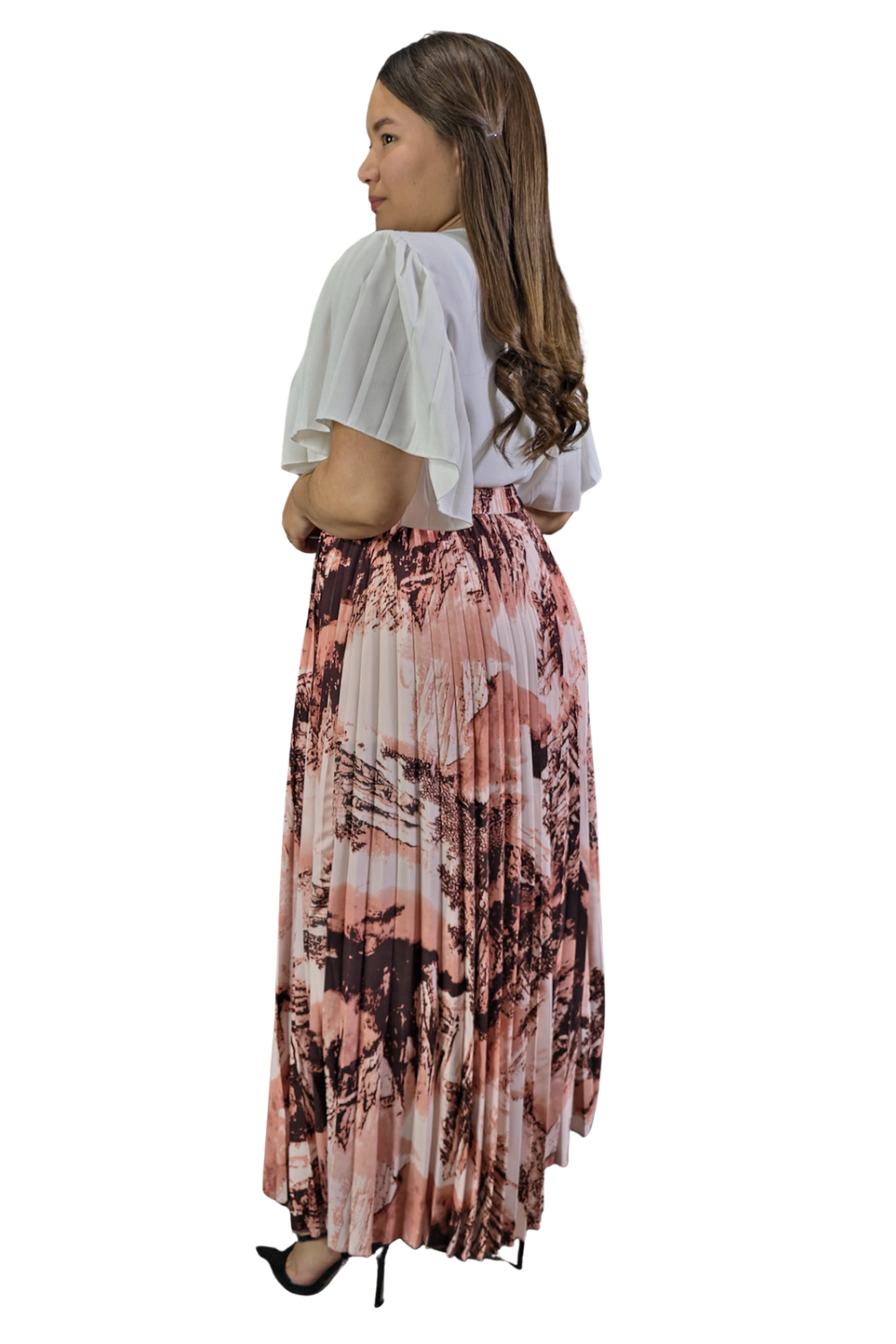 Maxi Falda Plisada Amber