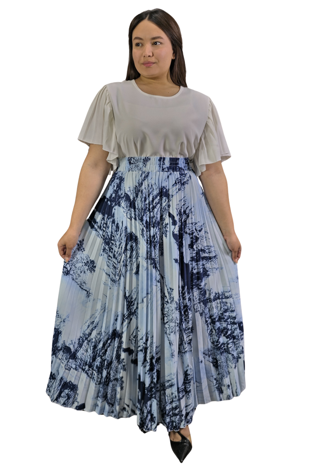 Maxi Falda Plisada Amber