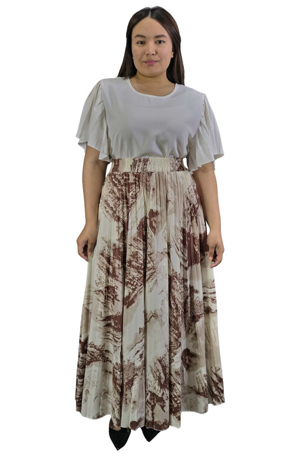 Maxi Falda Plisada Amber