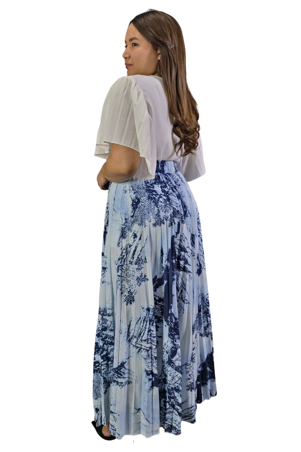 Maxi Falda Plisada Amber