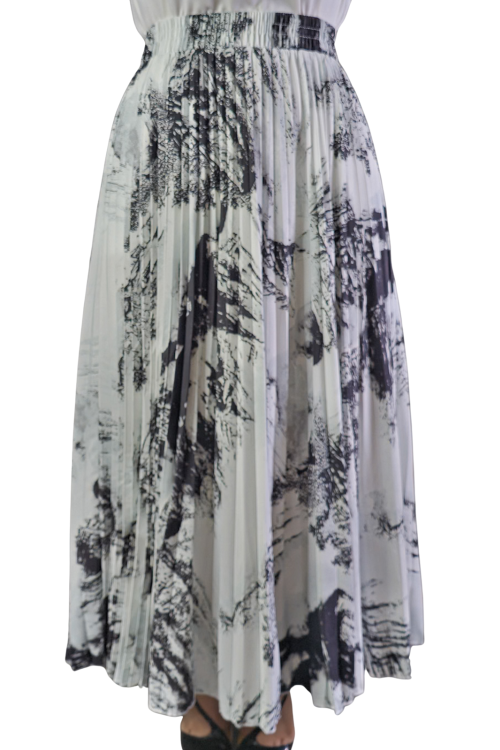 Maxi Falda Plisada Amber