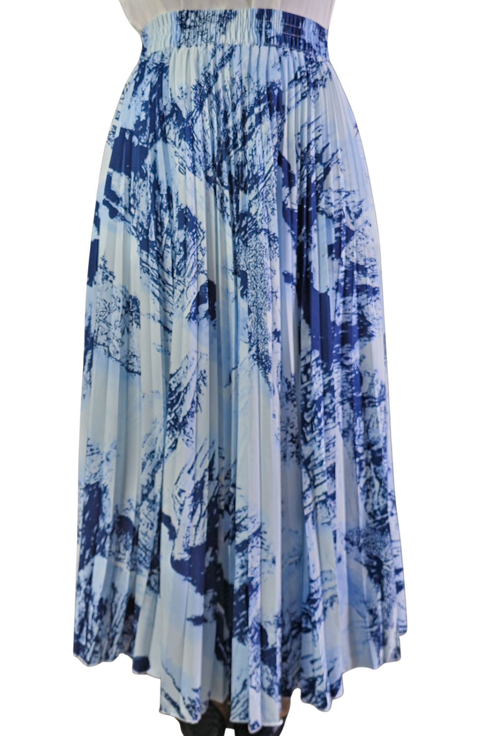 Maxi Falda Plisada Amber