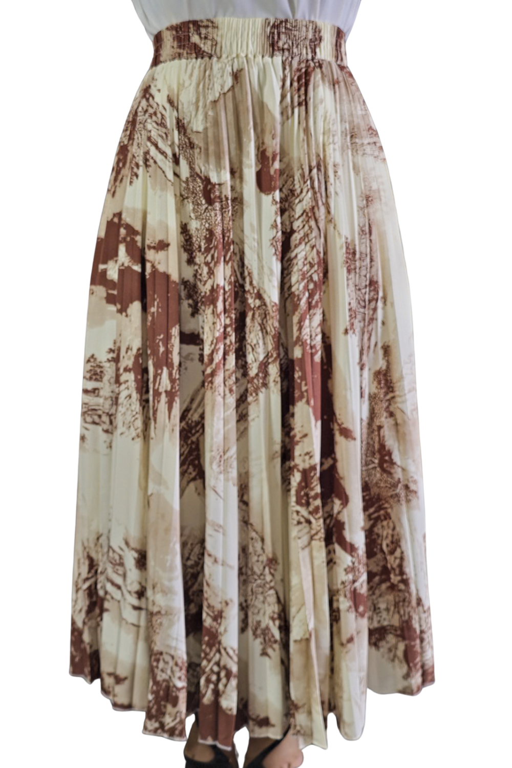 Maxi Falda Plisada Amber