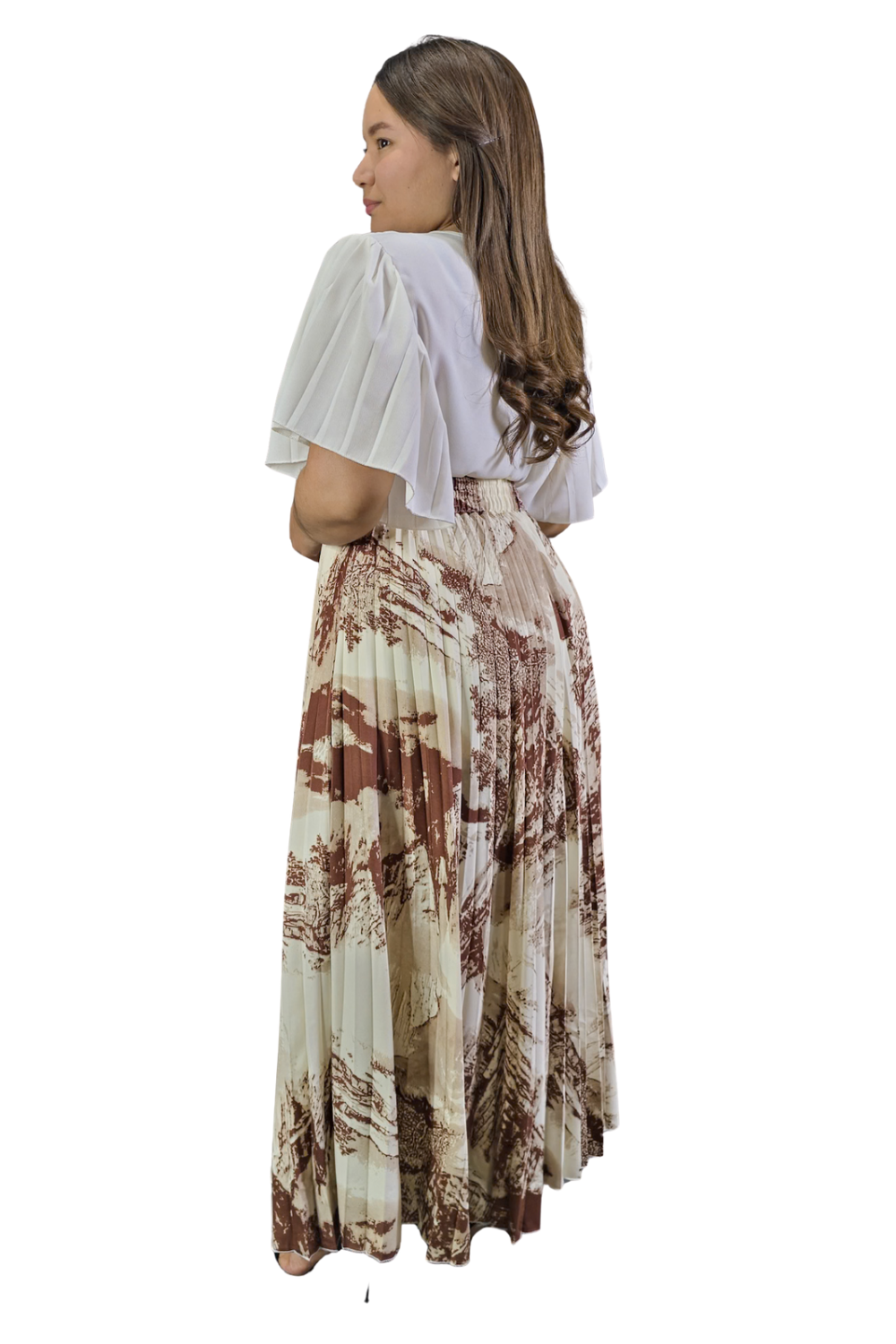 Maxi Falda Plisada Amber