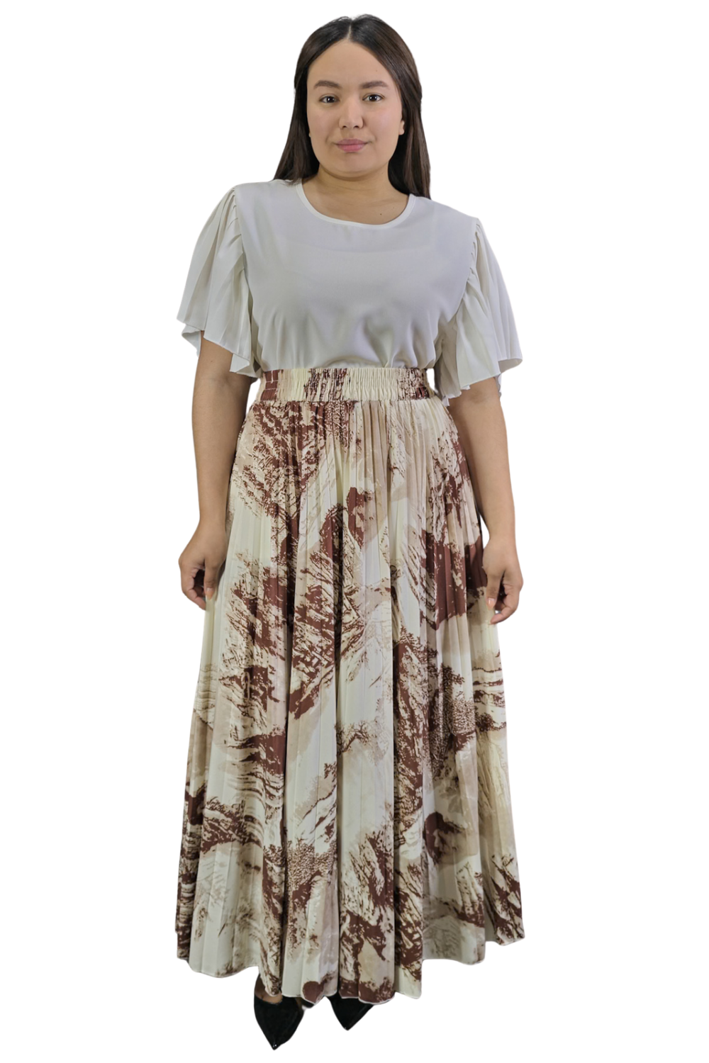 Maxi Falda Plisada Amber