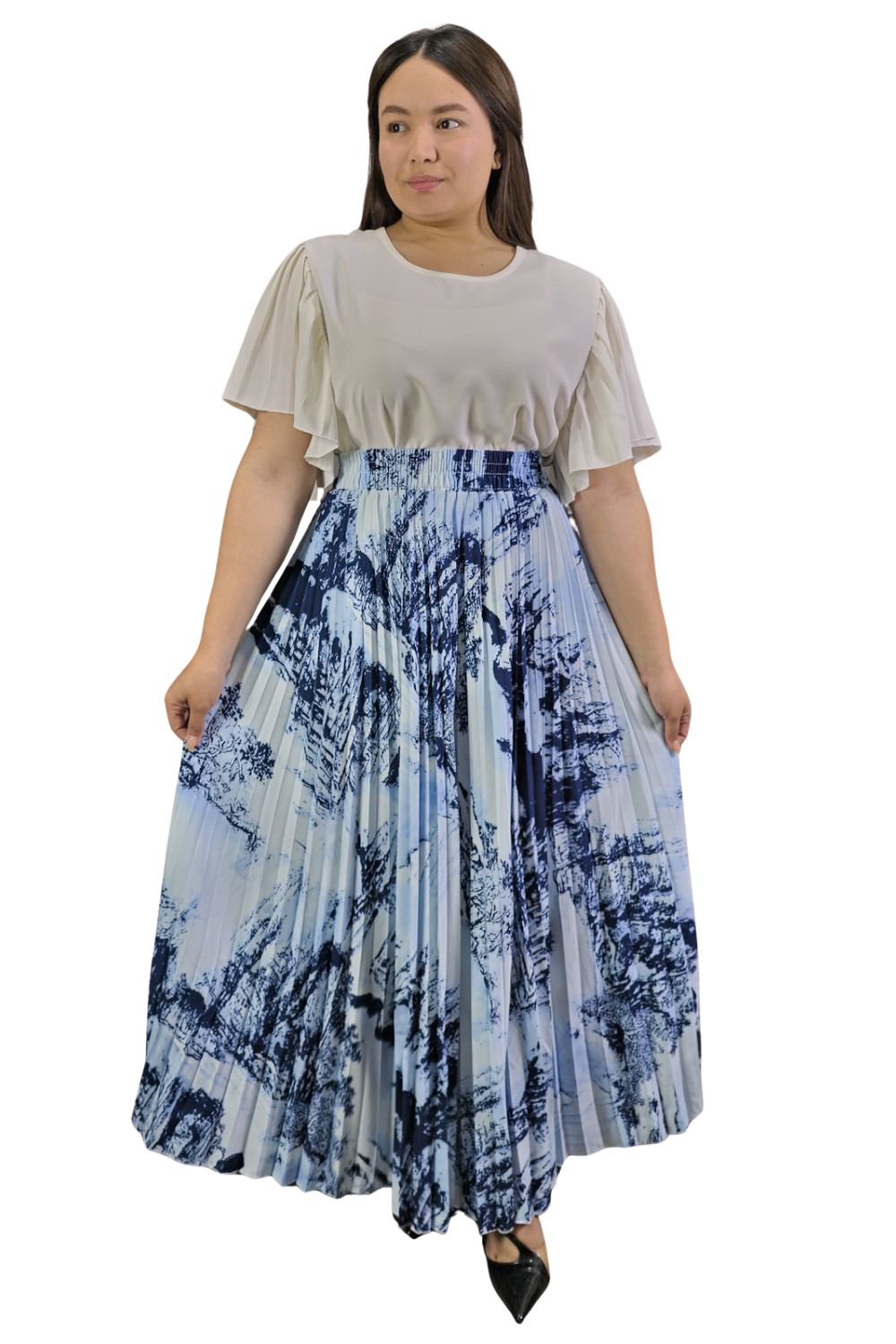 Maxi Falda Plisada Amber