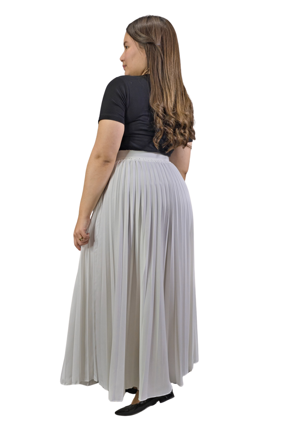 Maxi Falda Plisada Grace
