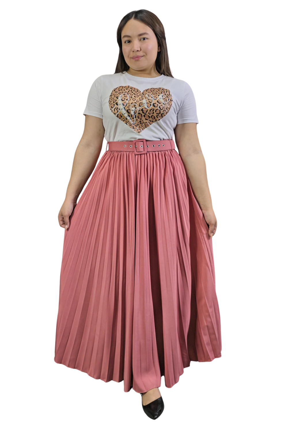 Maxi Falda Plisada Grace