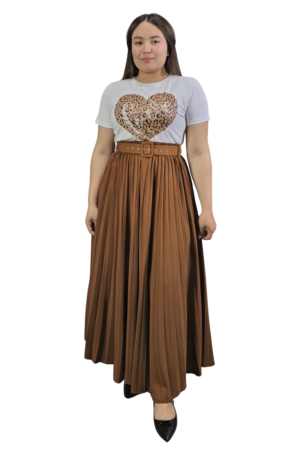 Maxi Falda Plisada Grace