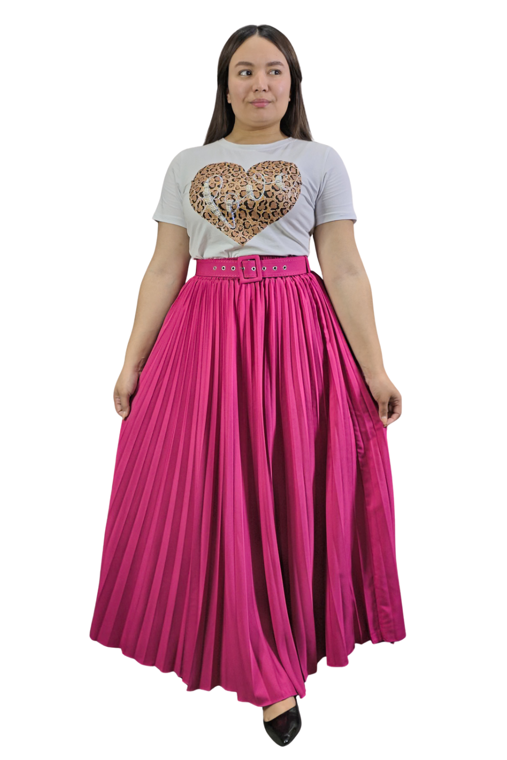 Maxi Falda Plisada Grace