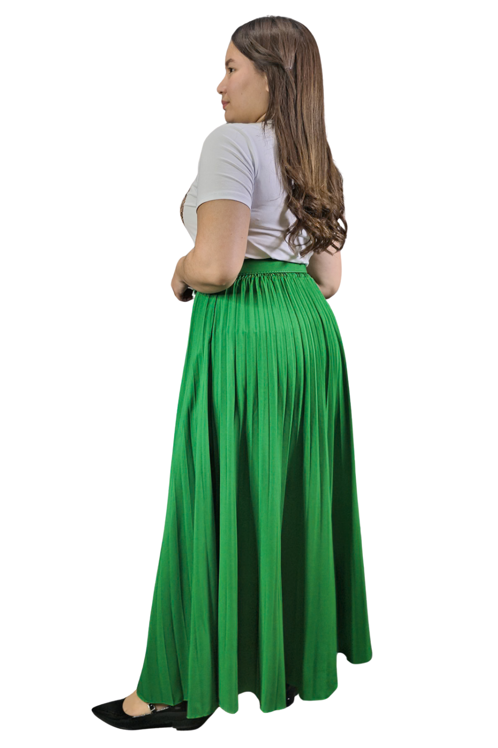 Maxi Falda Plisada Grace