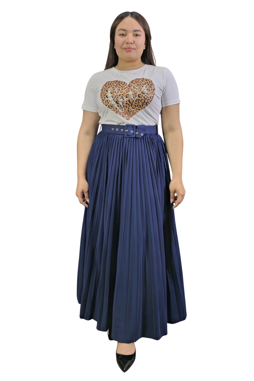Maxi Falda Plisada Grace
