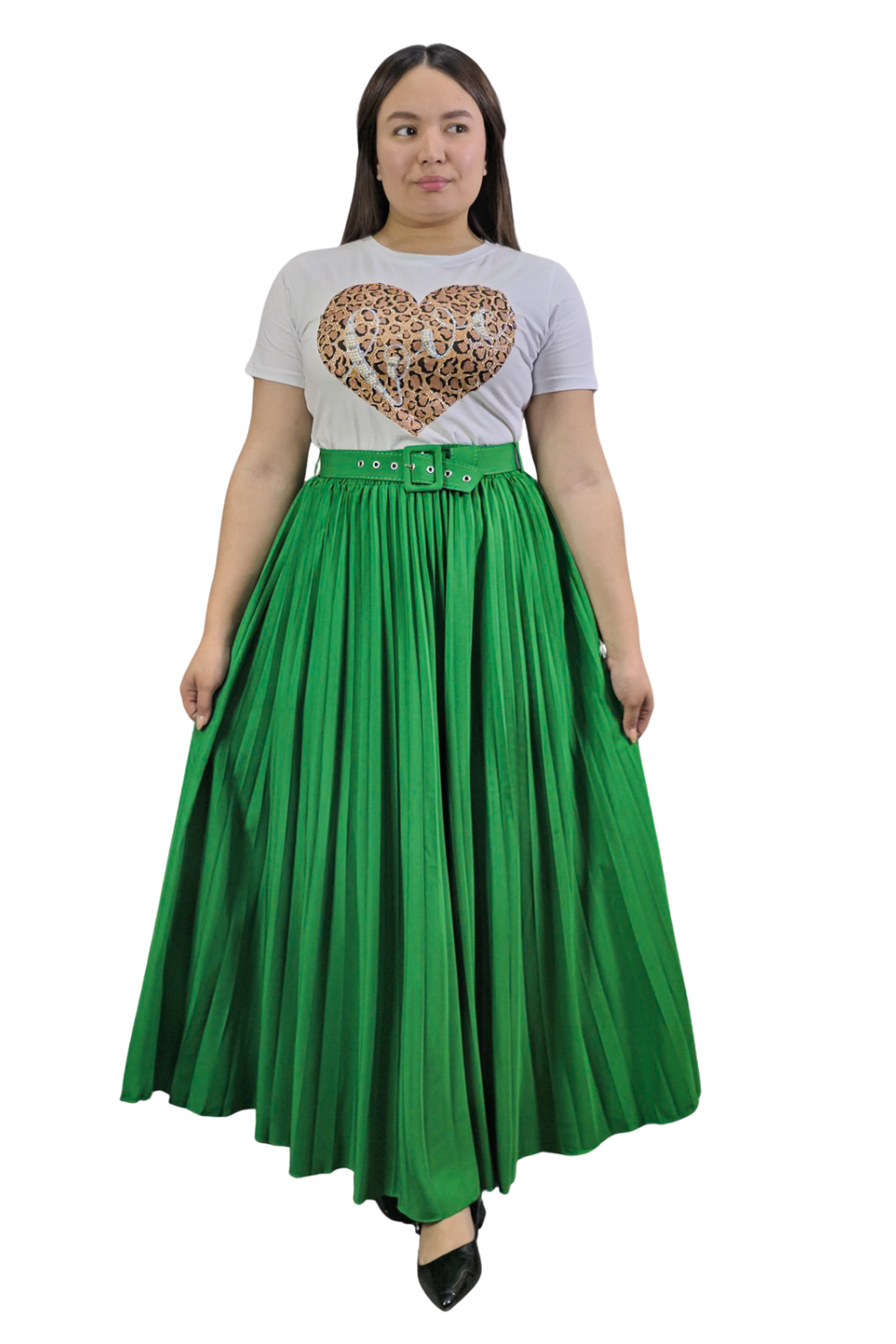 Maxi Falda Plisada Grace