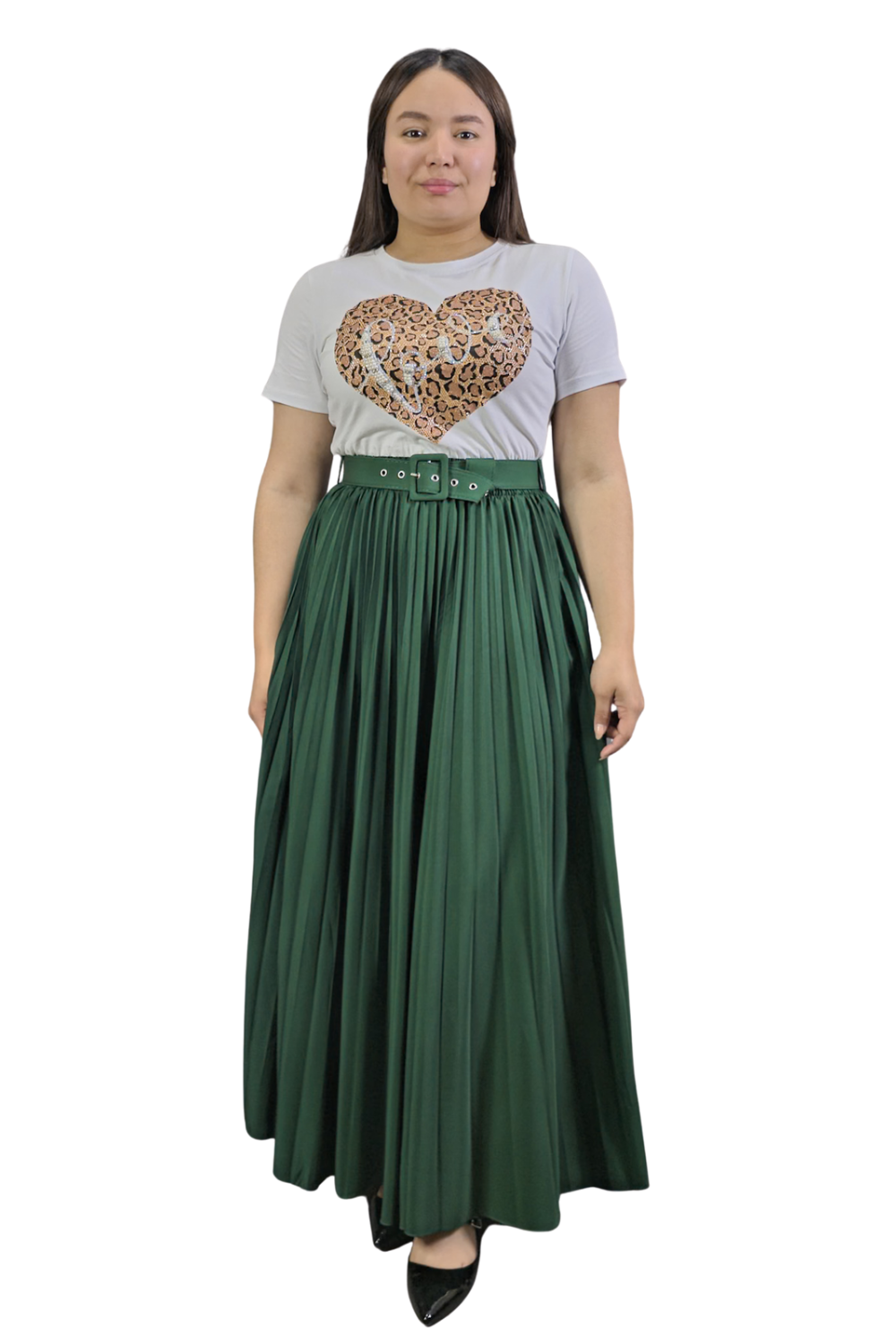 Maxi Falda Plisada Grace