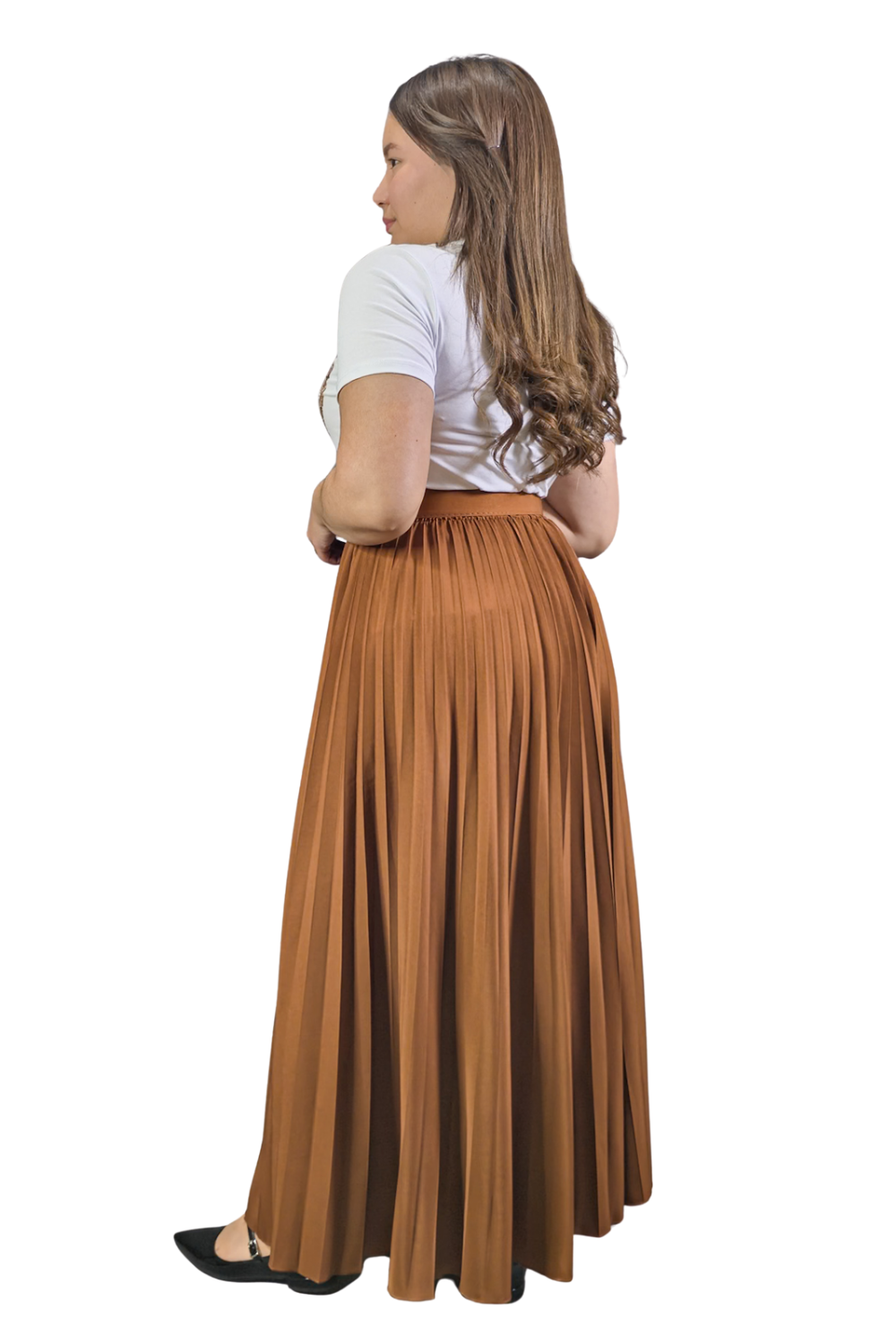 Maxi Falda Plisada Grace