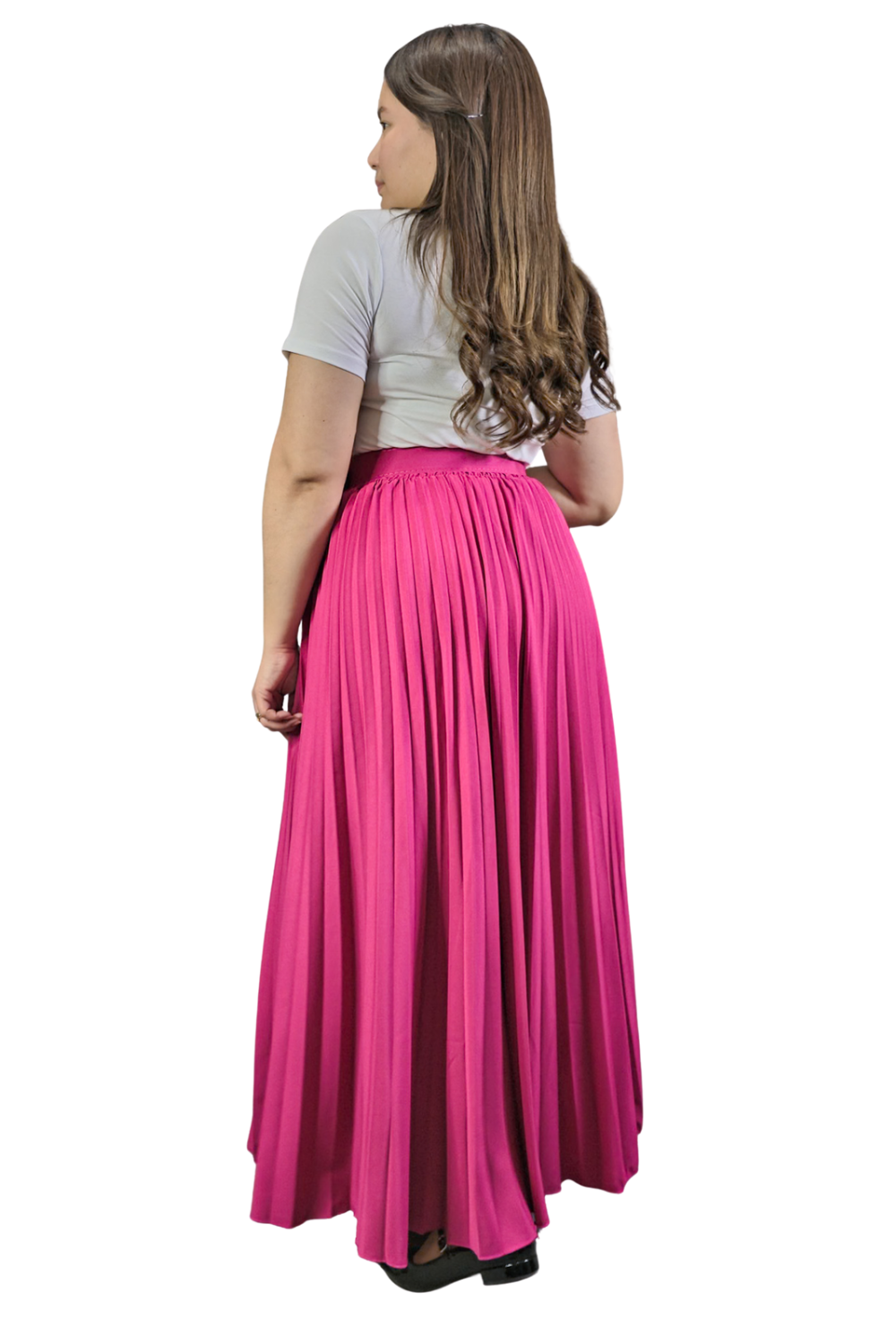 Maxi Falda Plisada Grace